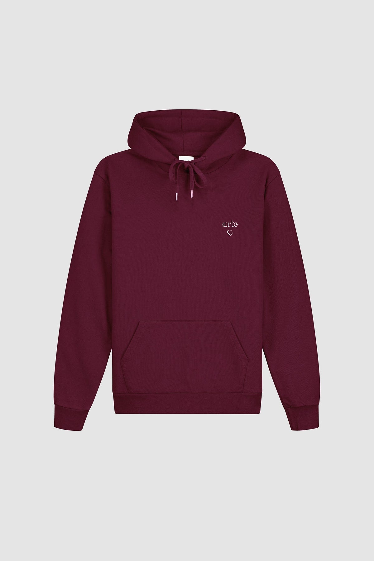 Arte Heart Hoodie - Bordeaux