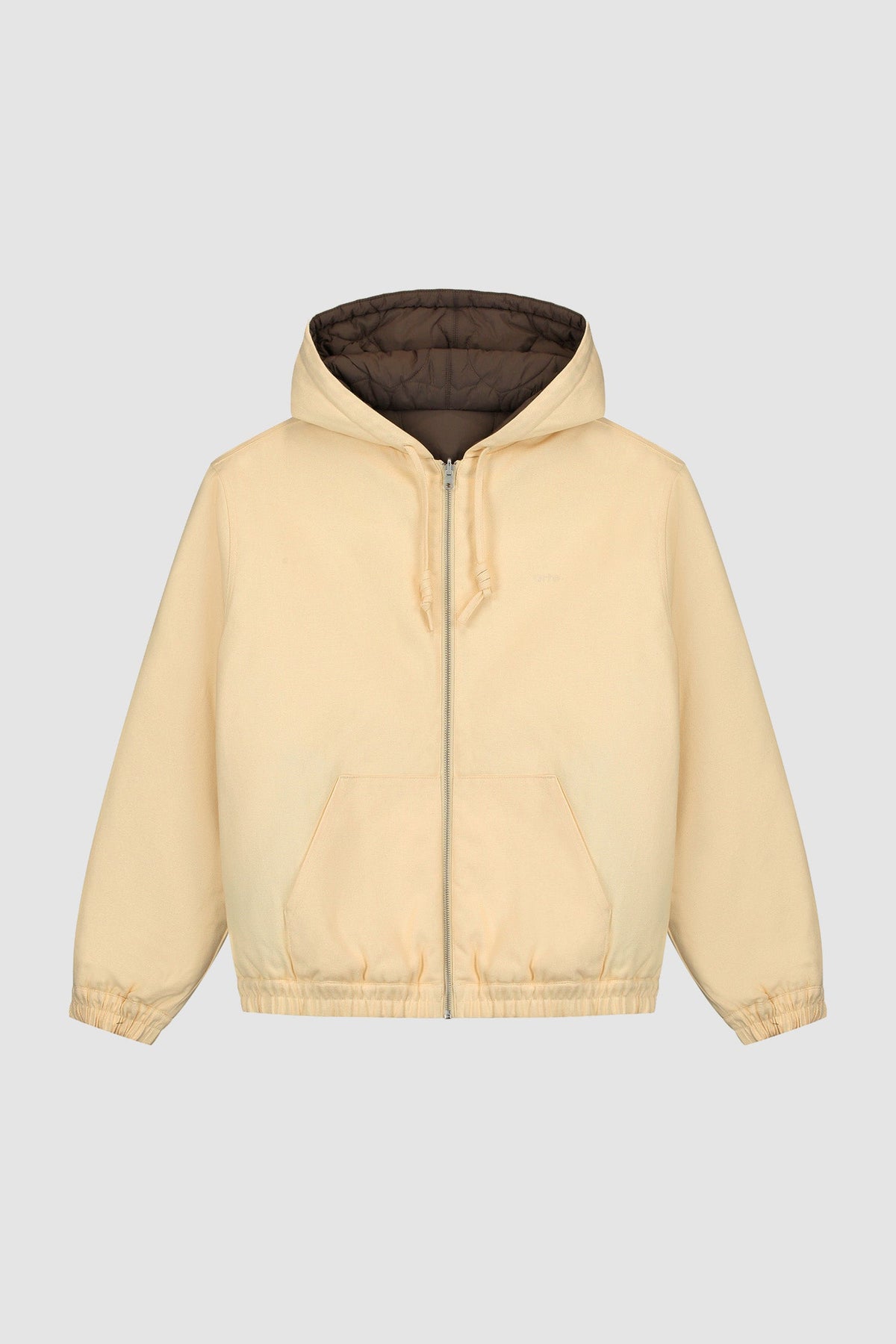Veste à capuche réversible - Crème