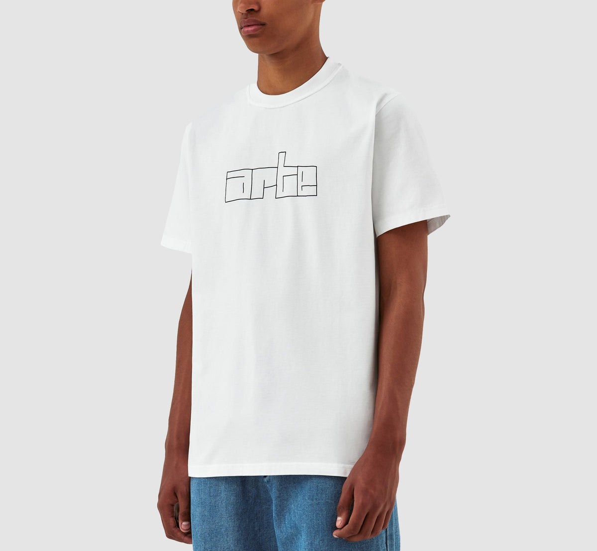 T-shirt avec logo en bloc Turner - Blanc