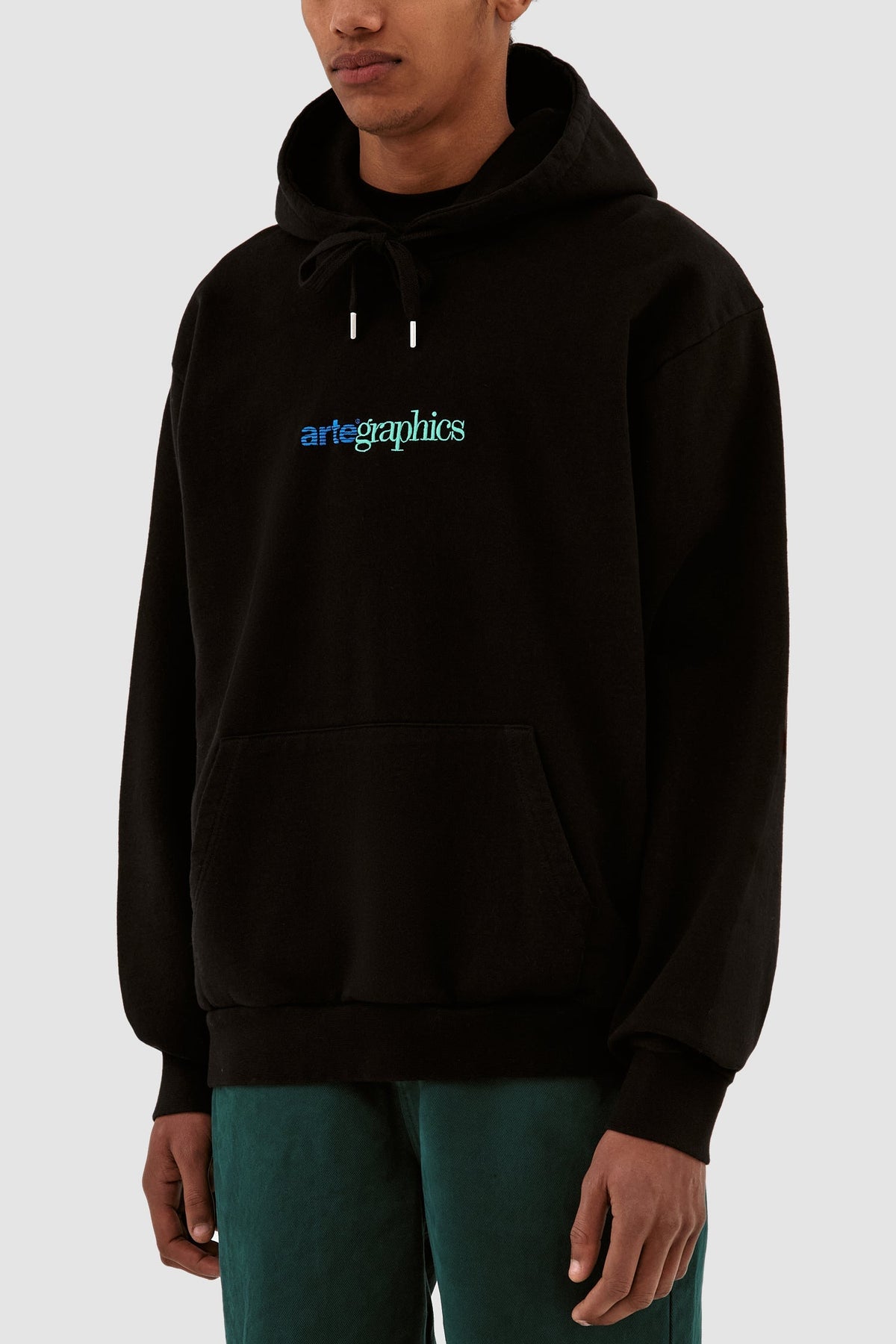 Sweat à capuche graphique Harmon - Noir