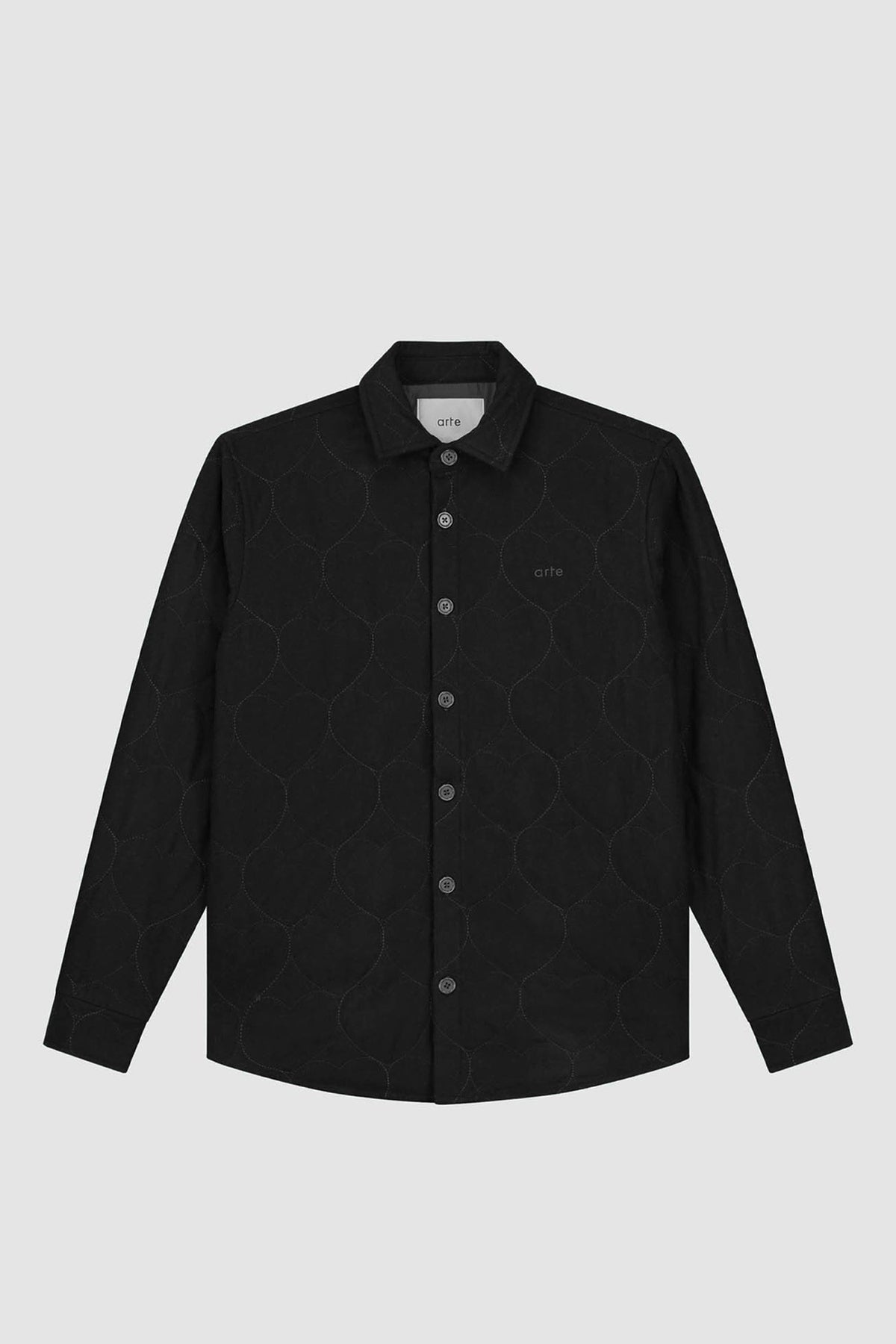 Chemise matelassée Stockton - Noir