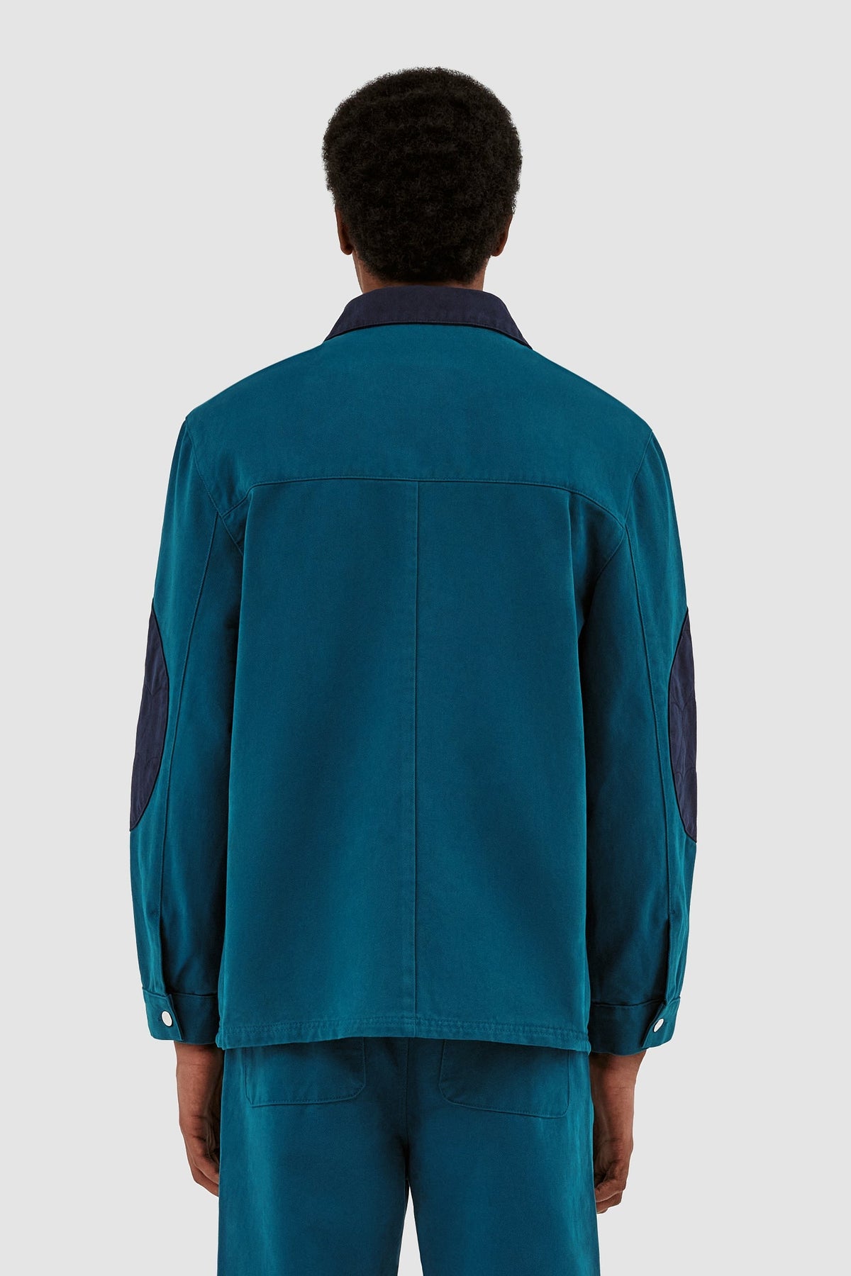 Veste matelassée Jules Heart - Bleu pétrole