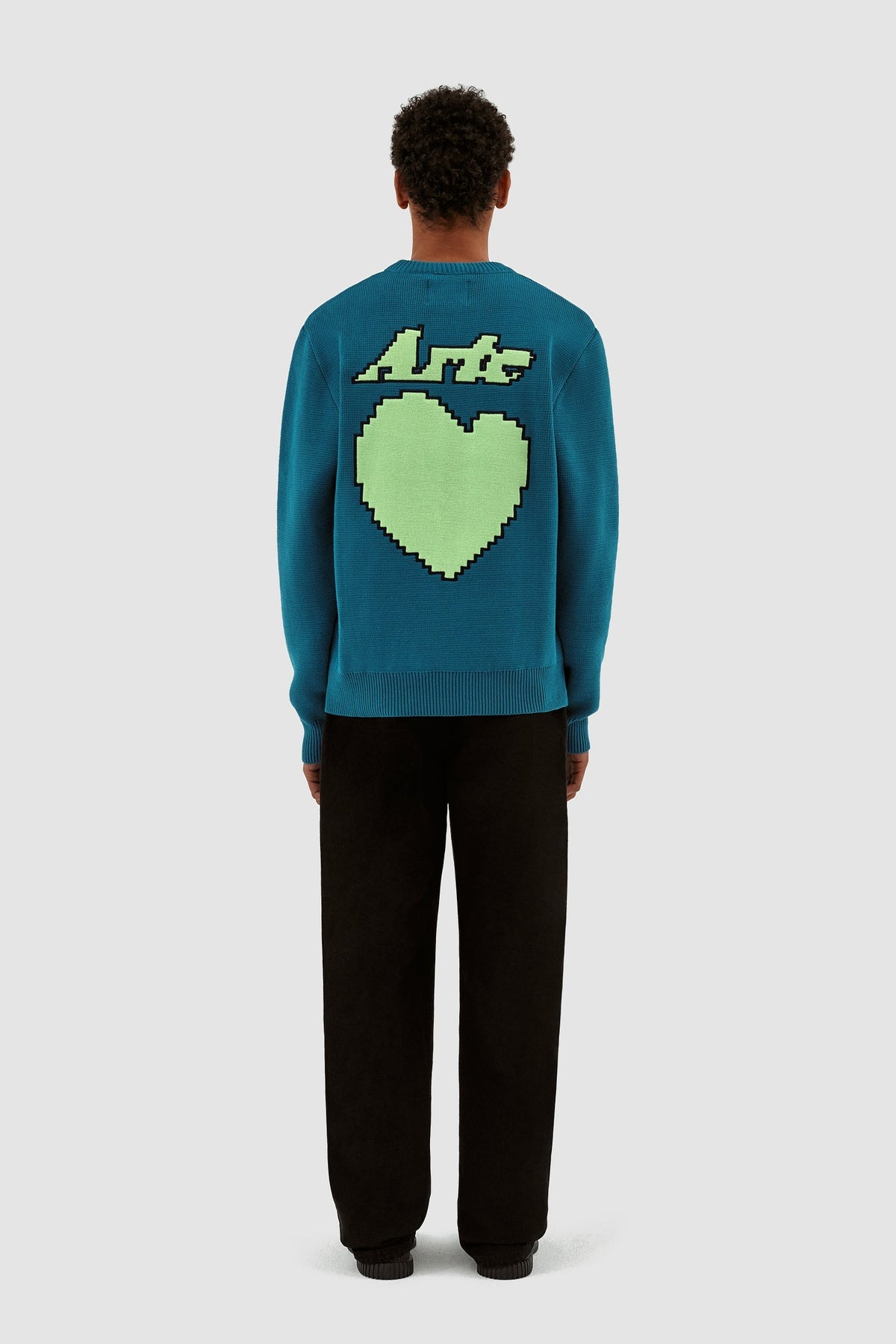 Pull Kobe Back Heart - Bleu pétrole