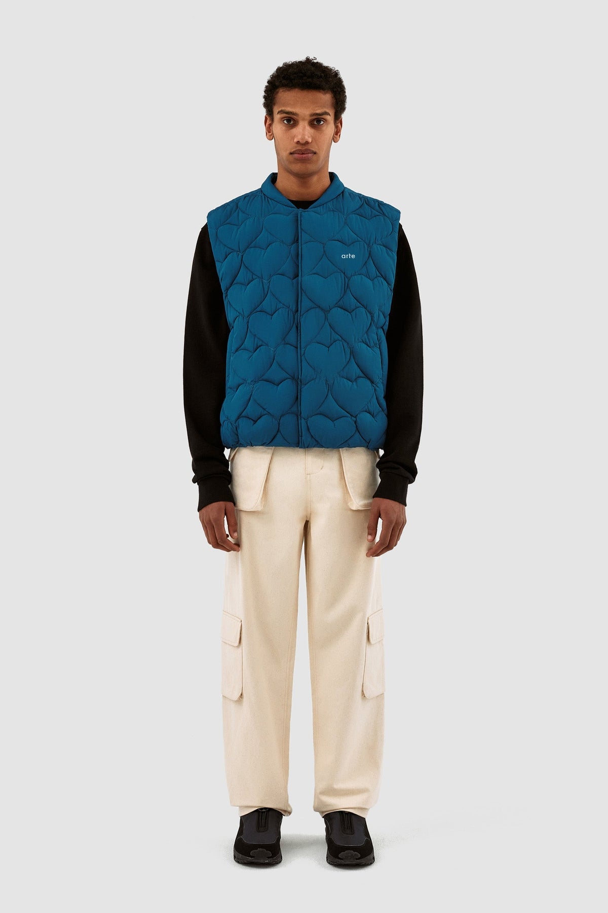 Gilet Vince Heart - Bleu pétrole