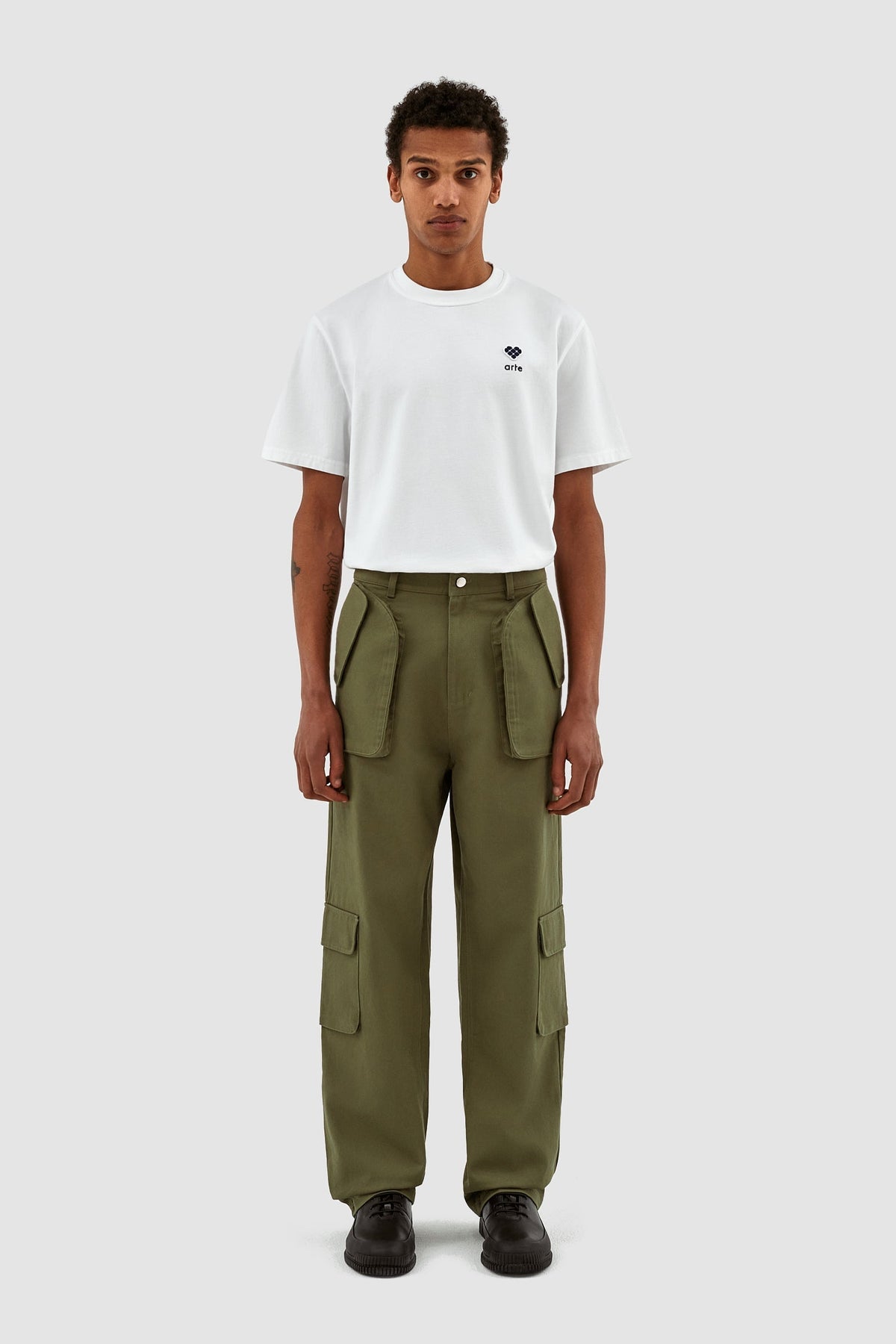 Pantalon cargo Jaden - Vert clair