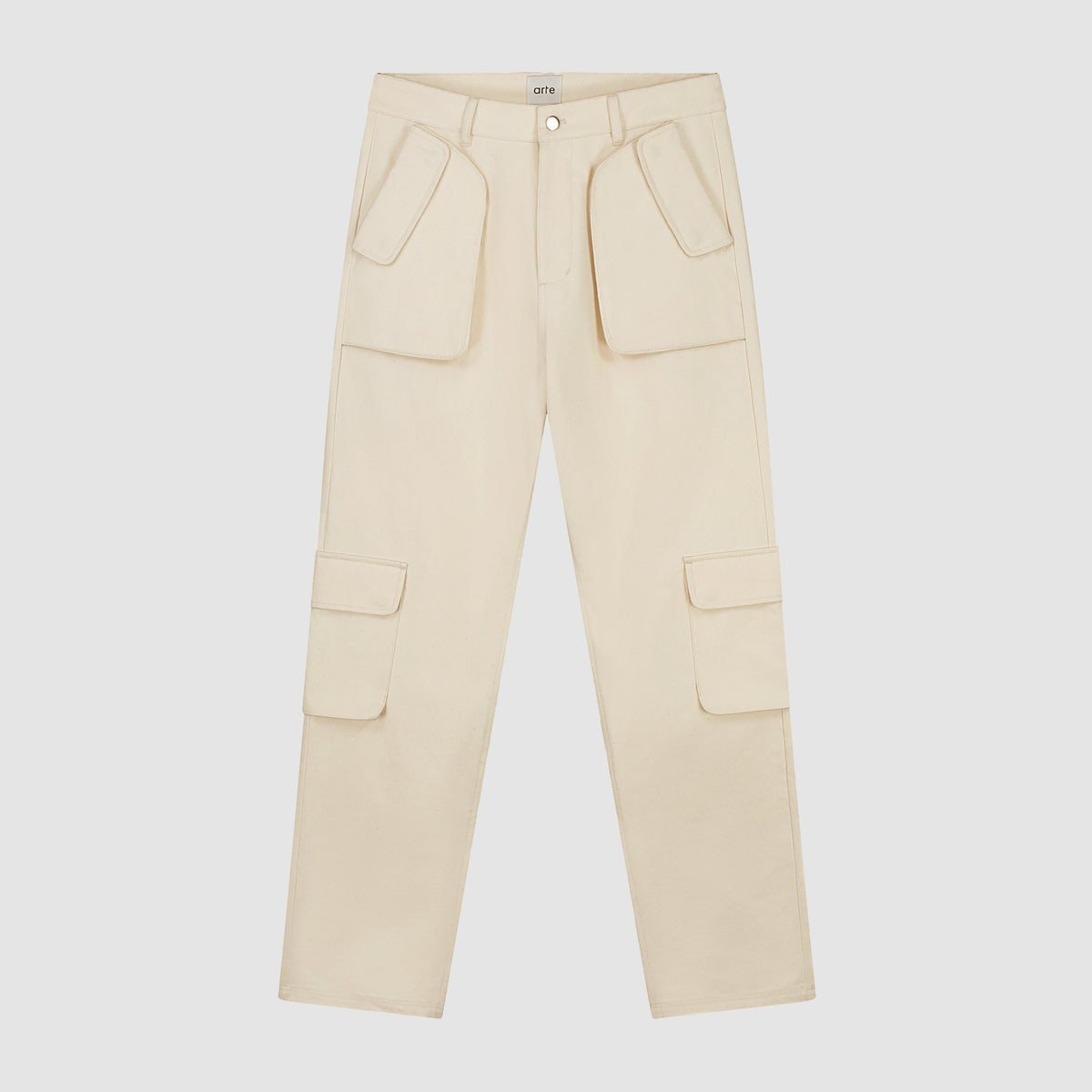 Pantalon cargo Jaden - Crème