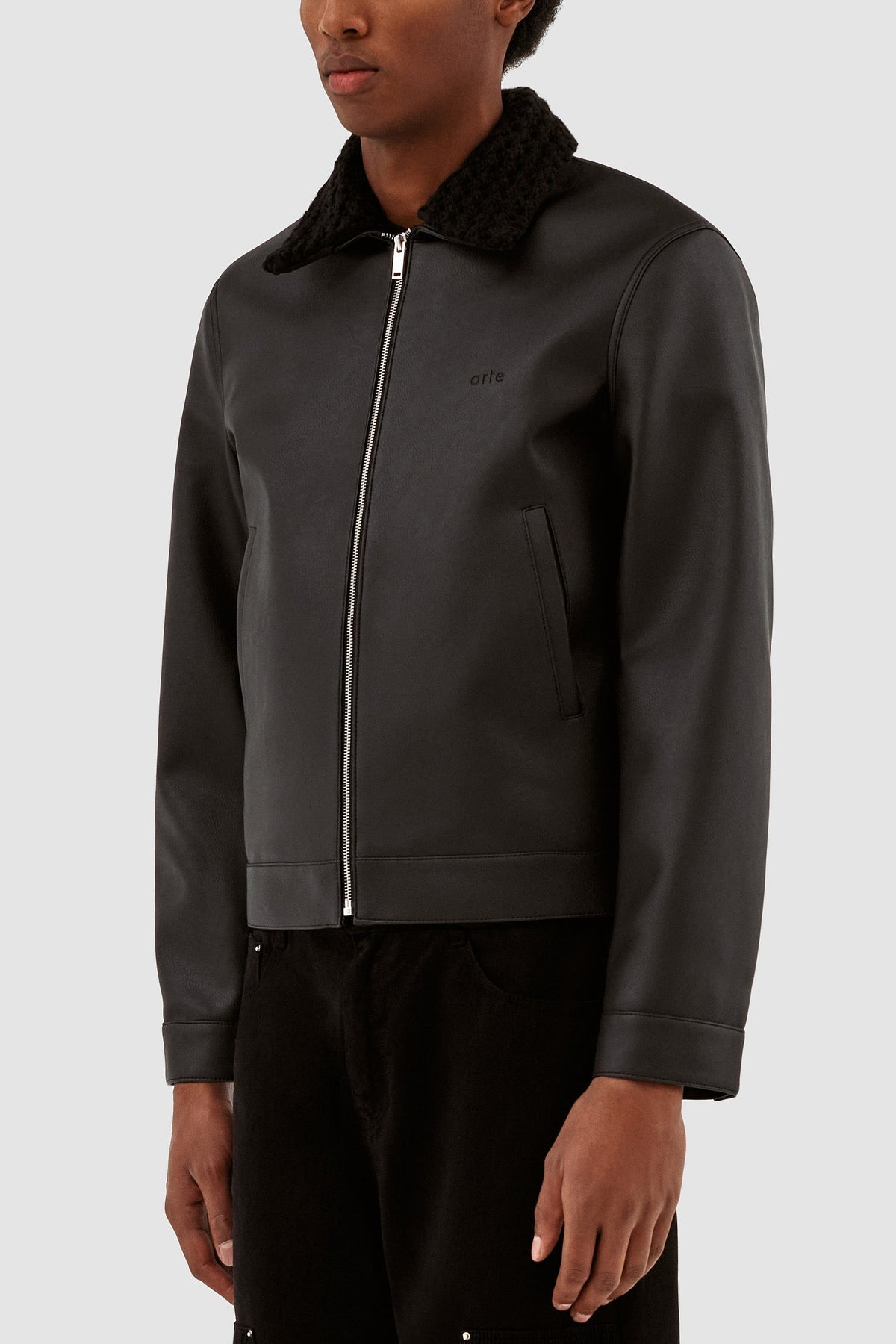 Veste à col Jasper - Noir
