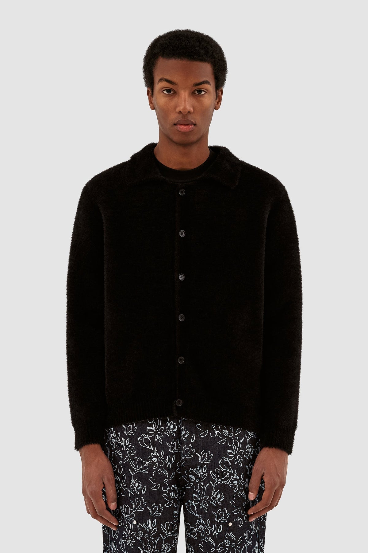 Cardigan Kyle Fluffy - Noir