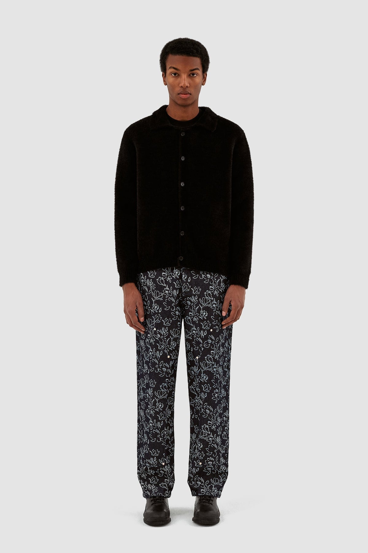 Cardigan Kyle Fluffy - Noir