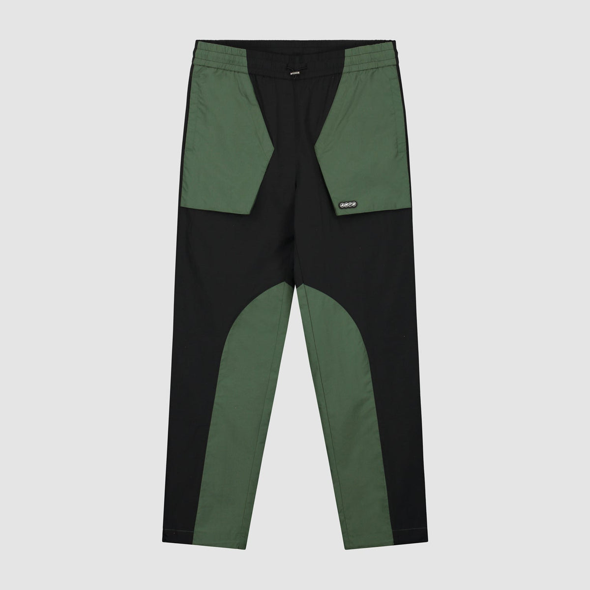 Pantalon contrasté Jake - noir/vert