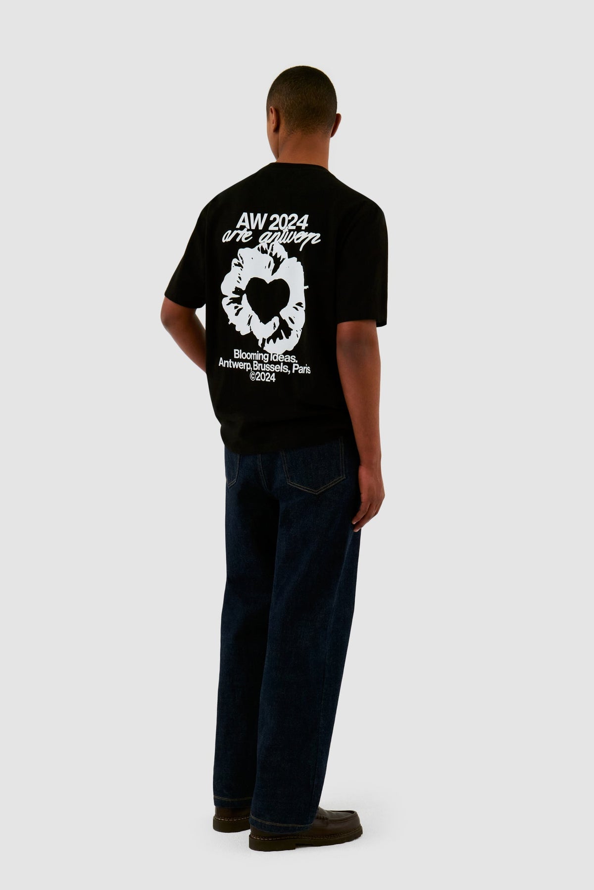T-shirt Rose - Noir