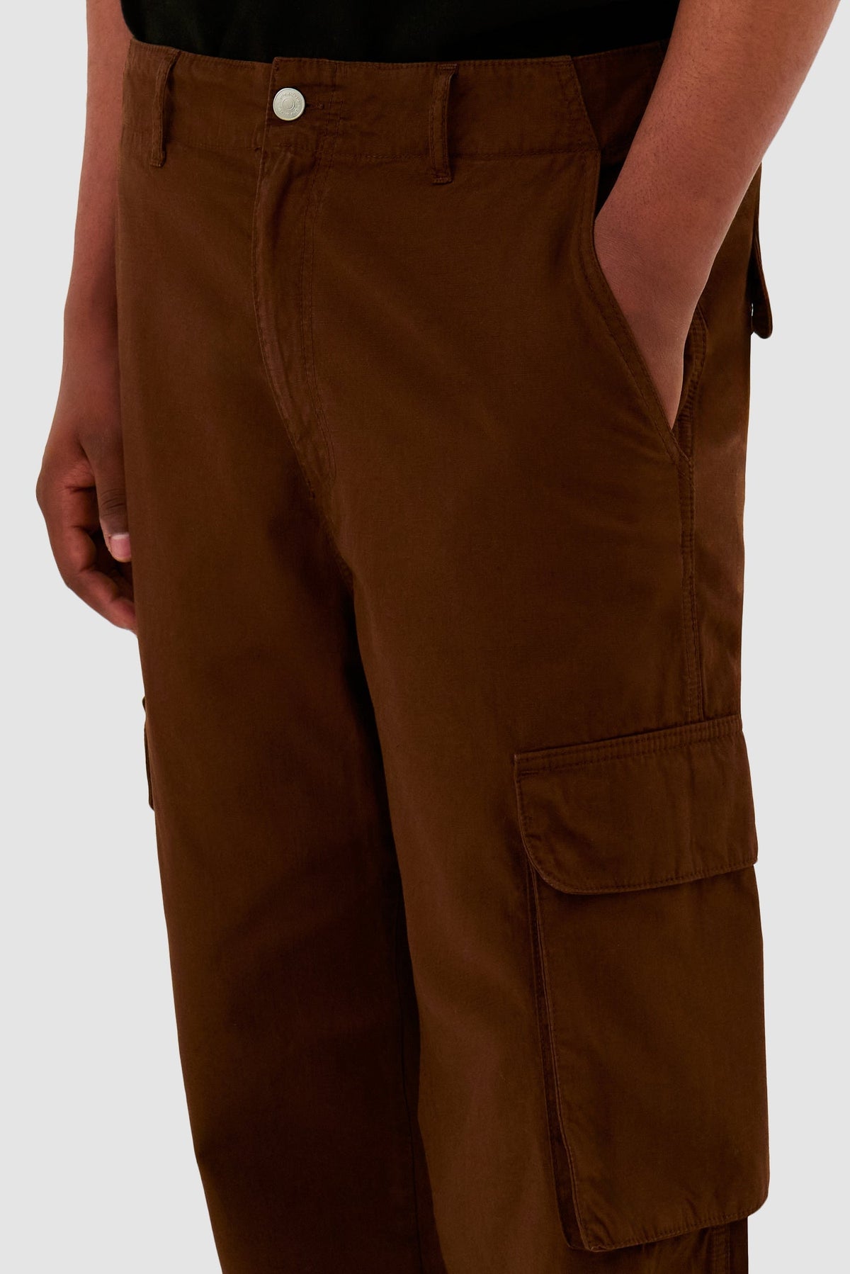 Pantalon cargo - Marron