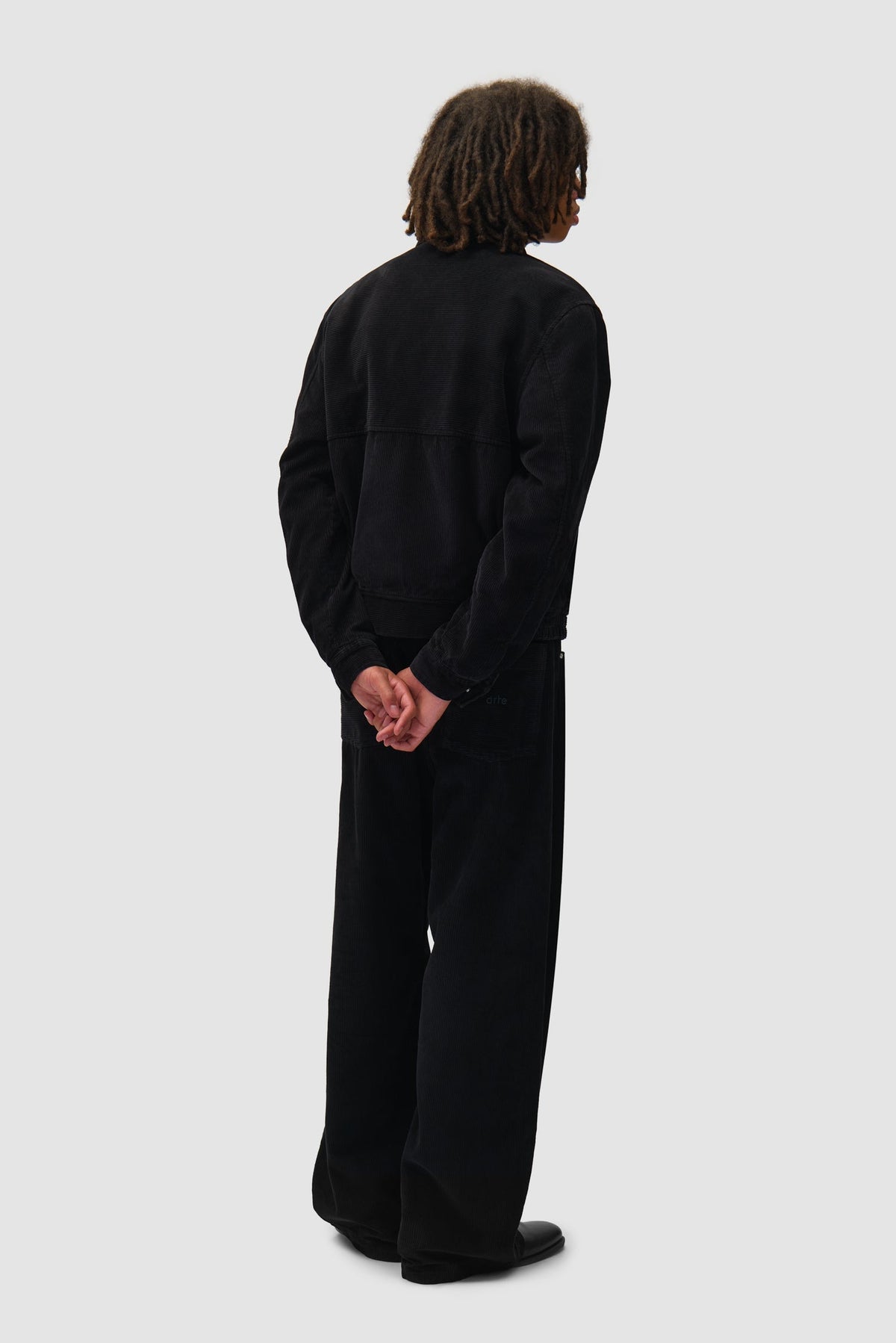 Veste en velours côtelé - Noir