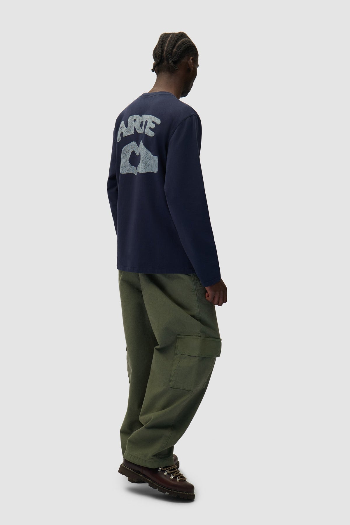 Pantalon cargo bas - Vert