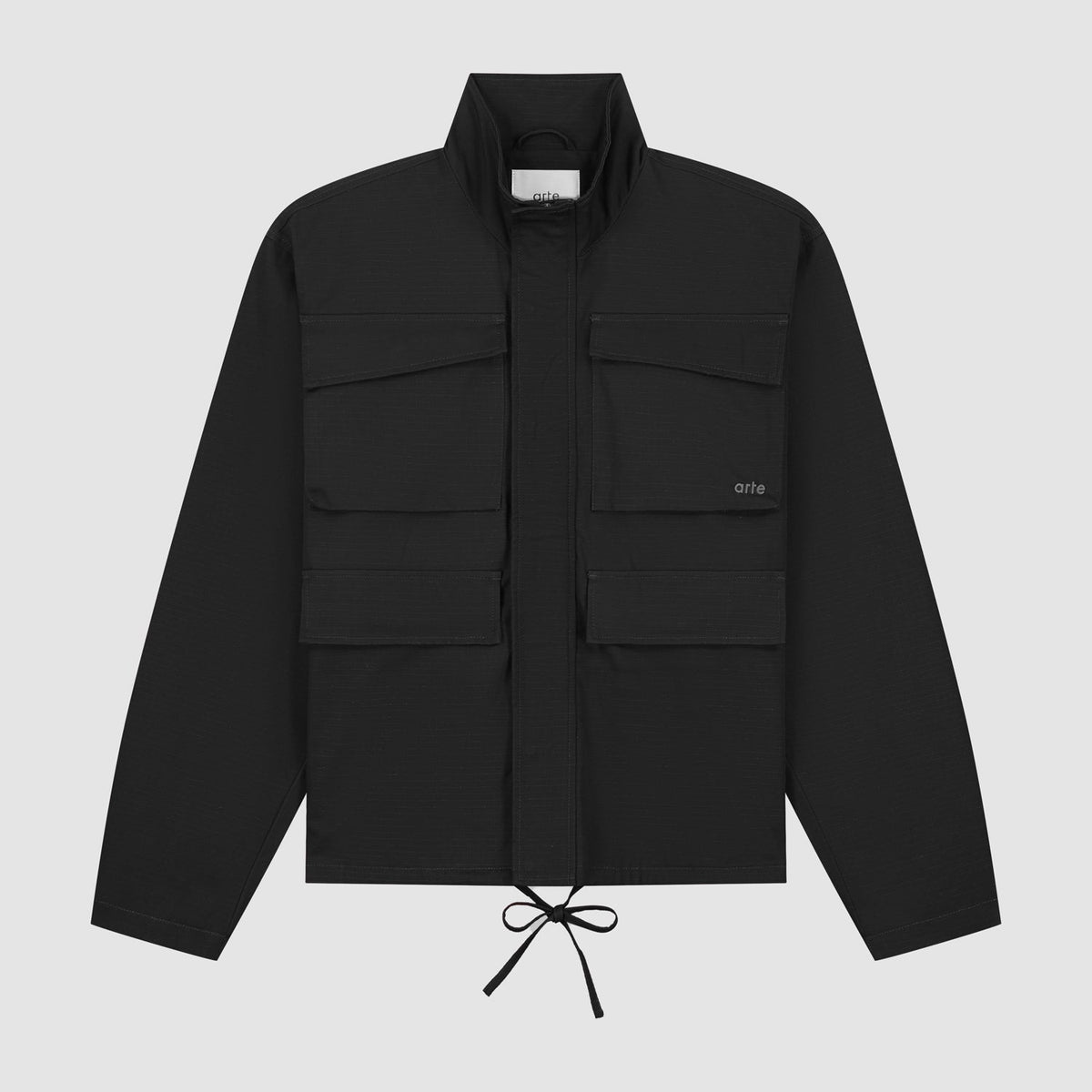 Veste Ripstop cirée - Noir