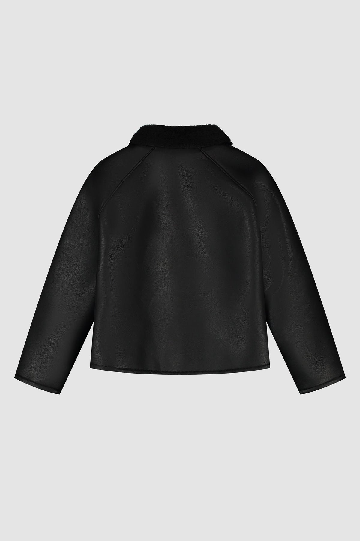 Veste en shearling - Noir