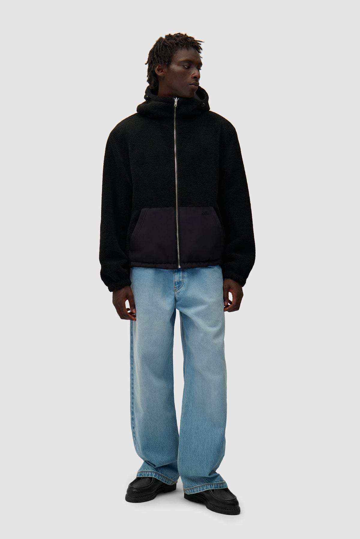Veste technique en nylon - Noir