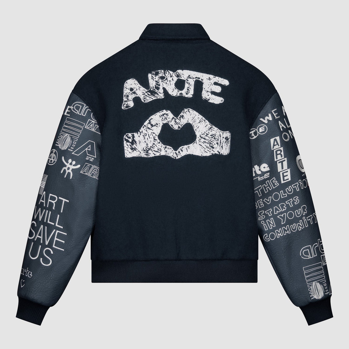 Veste de survêtement Graffiti - Marine