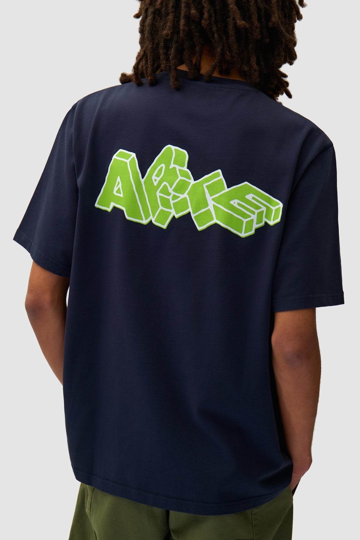 T-shirt imprimé Blocks - Marine