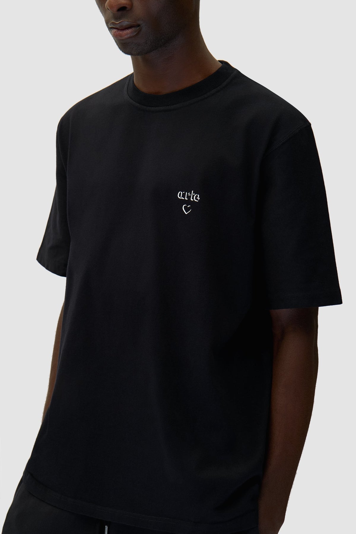 Arte - T-shirt cœur - Noir