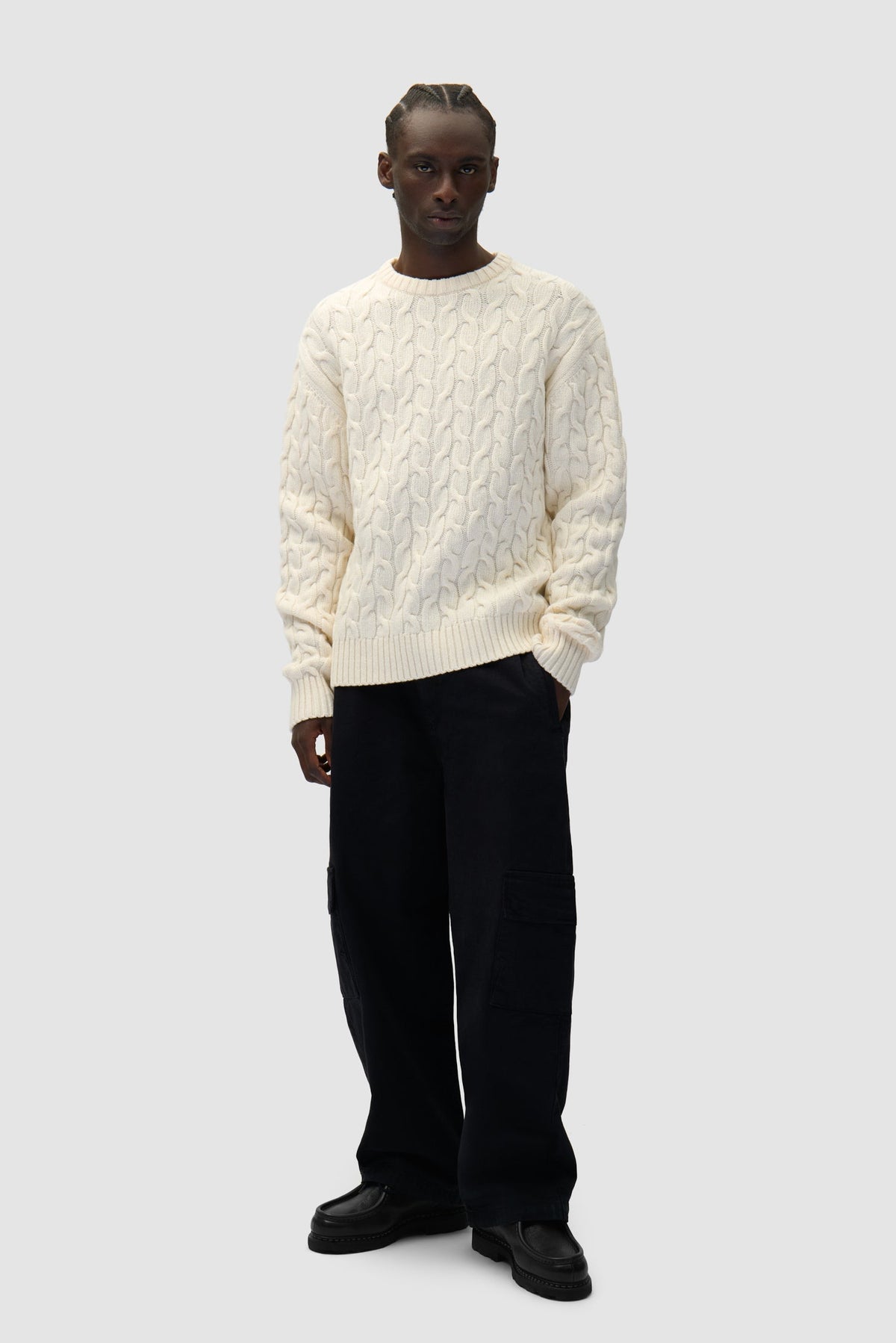[défectueux] Pull en maille Arte - Crème
