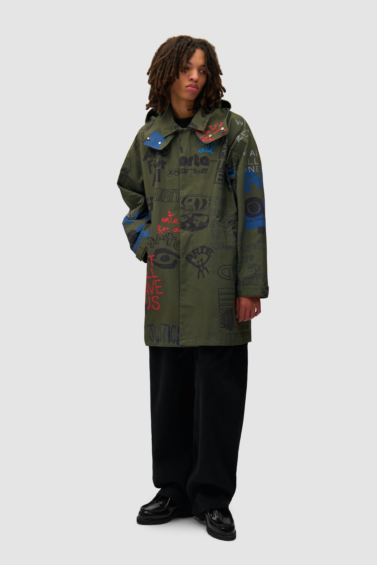 Art Saves Coat - Vert foncé