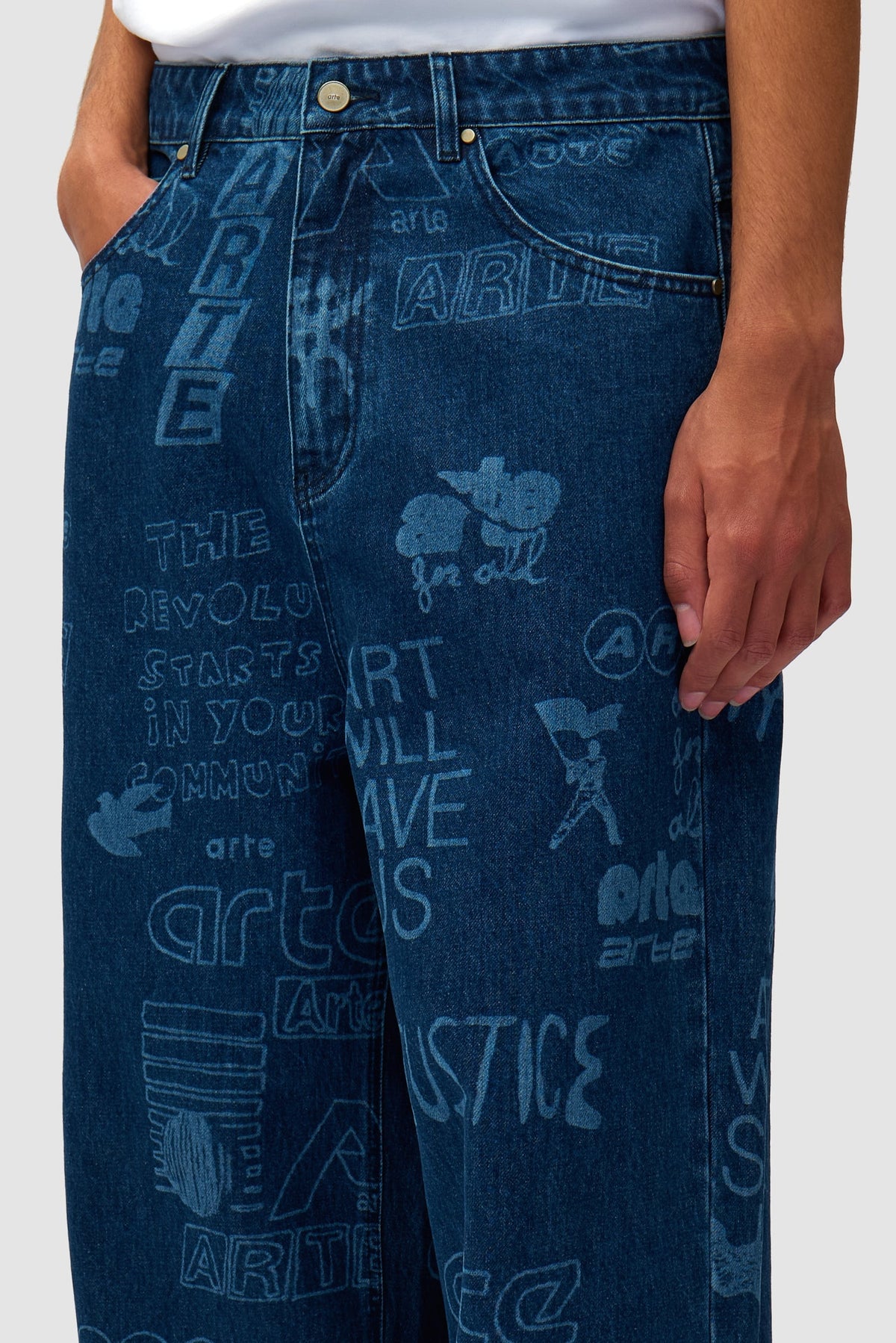 Pantalon Graffiti Allover - Bleach