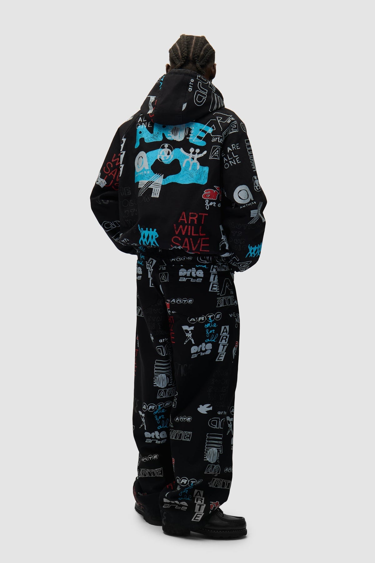 Veste Graffiti Allover - Noir