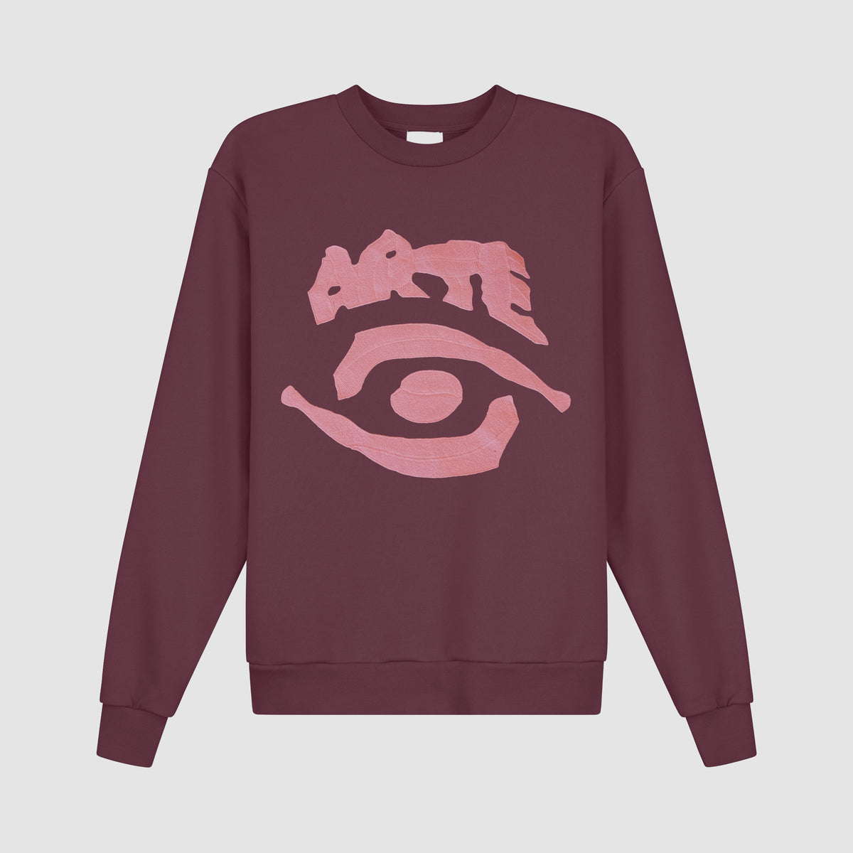 Eye Front Crewneck - Bordeaux