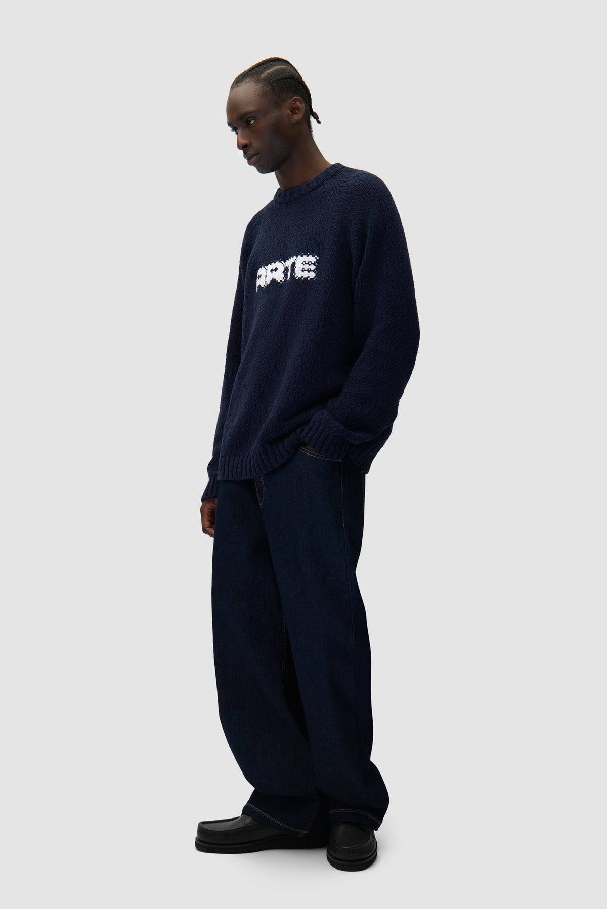 Tricot frontal Pixel - Marine