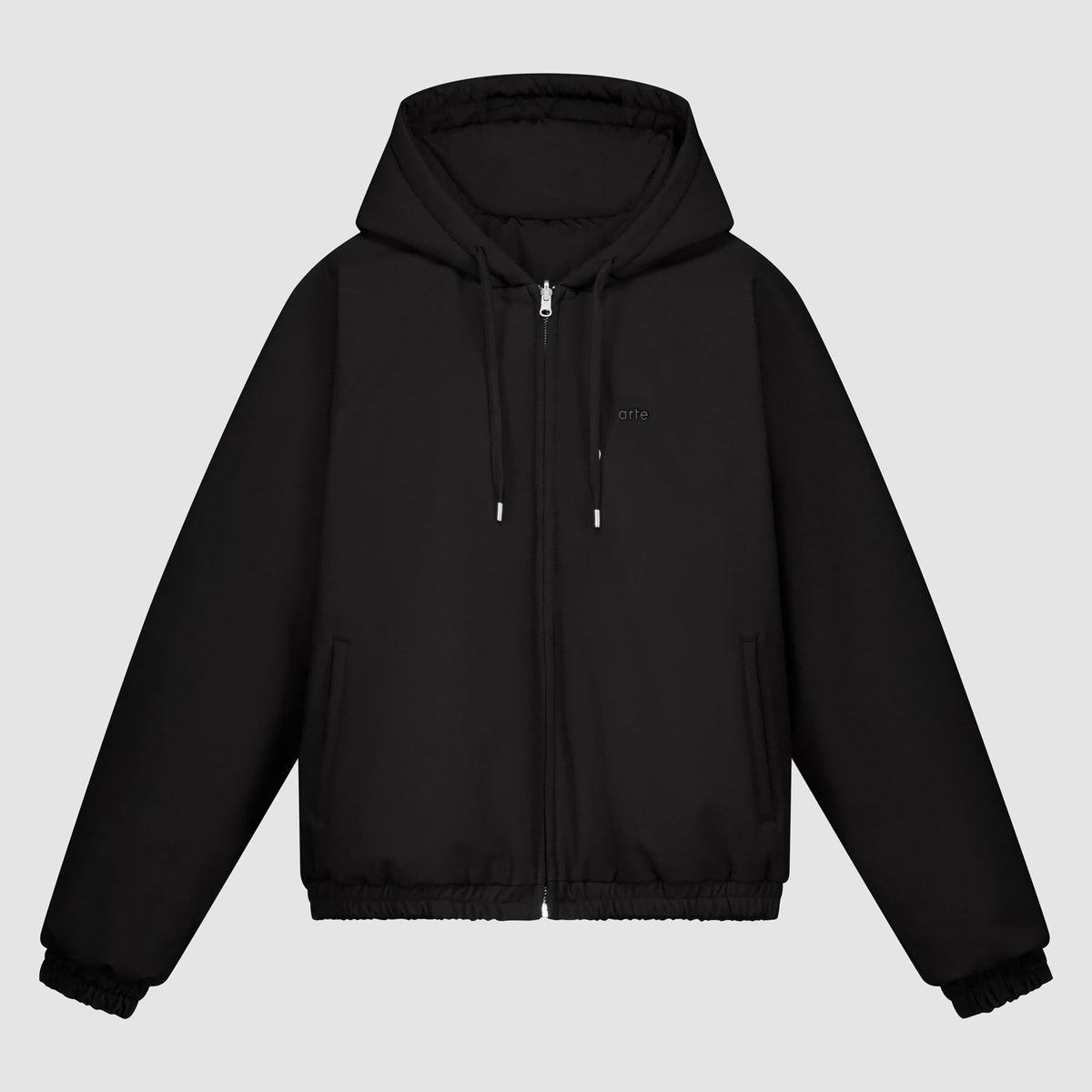 Veste réversible en nylon - Noir