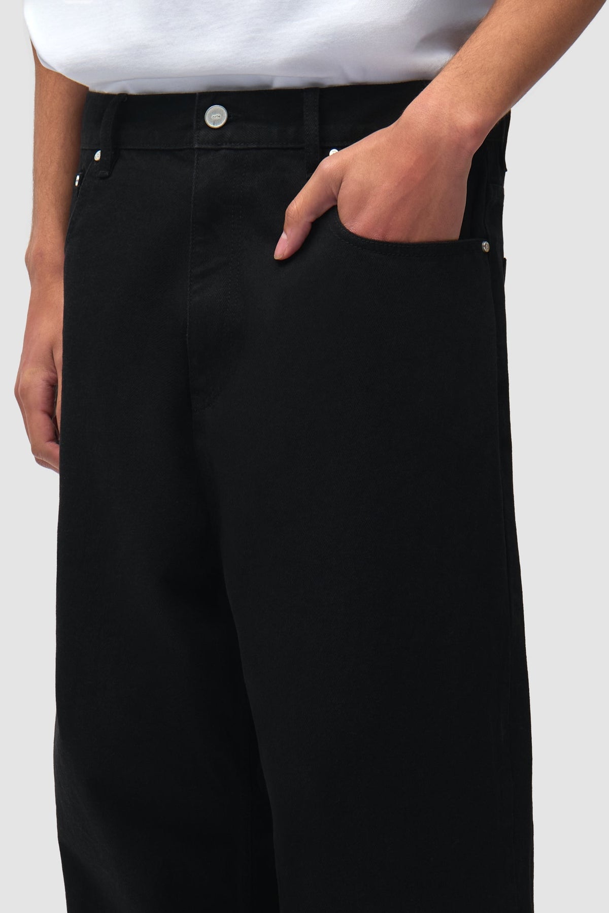 Pantalon en denim Ease - Denim noir