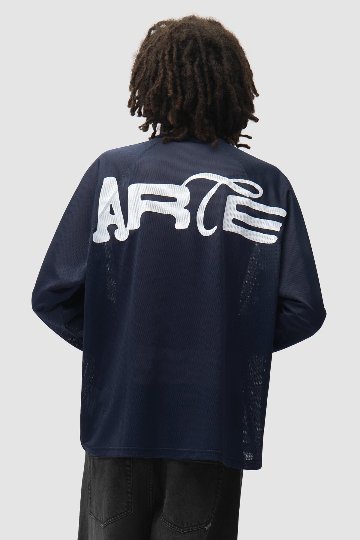 T-shirt à manches longues Mesh Aero - Bleu marine