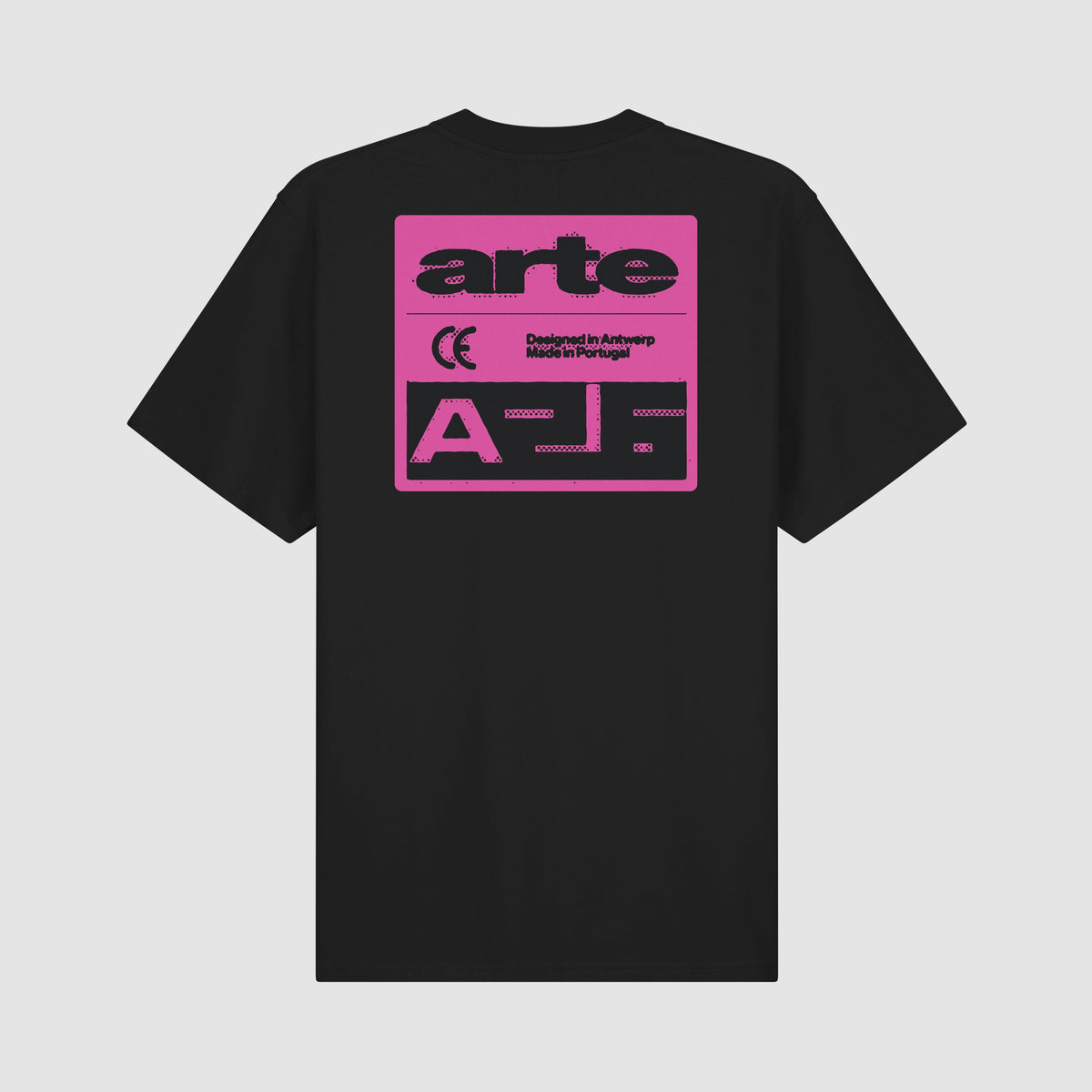 T-shirt « Pink Serial » - Noir