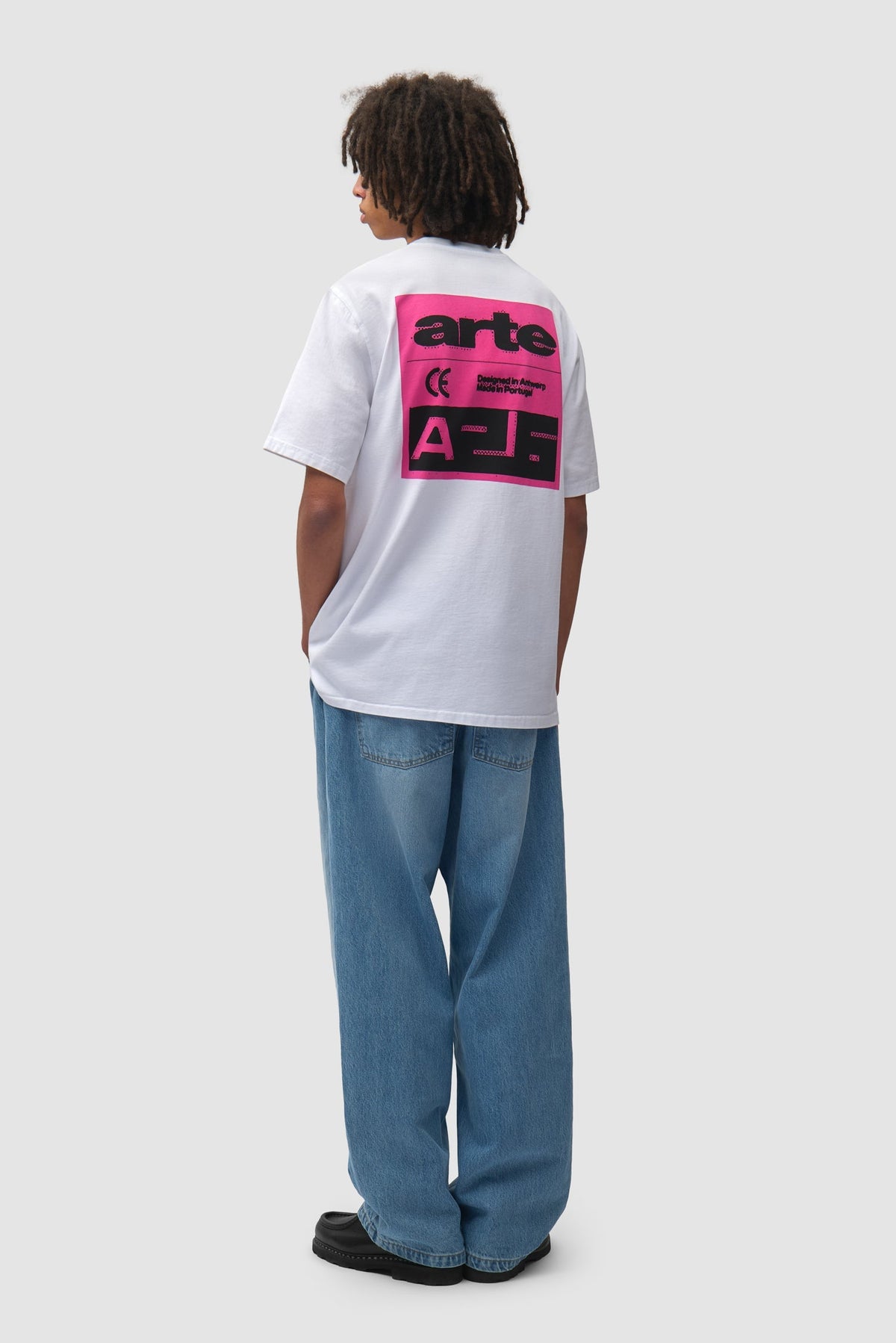 T-shirt « Pink Serial » - Blanc