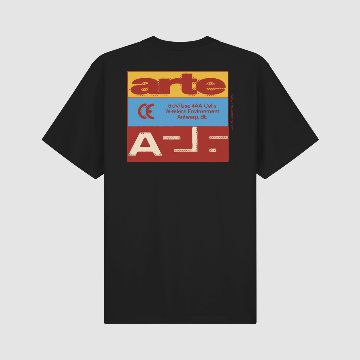 T-shirt « Tricolor Serial » - Noir