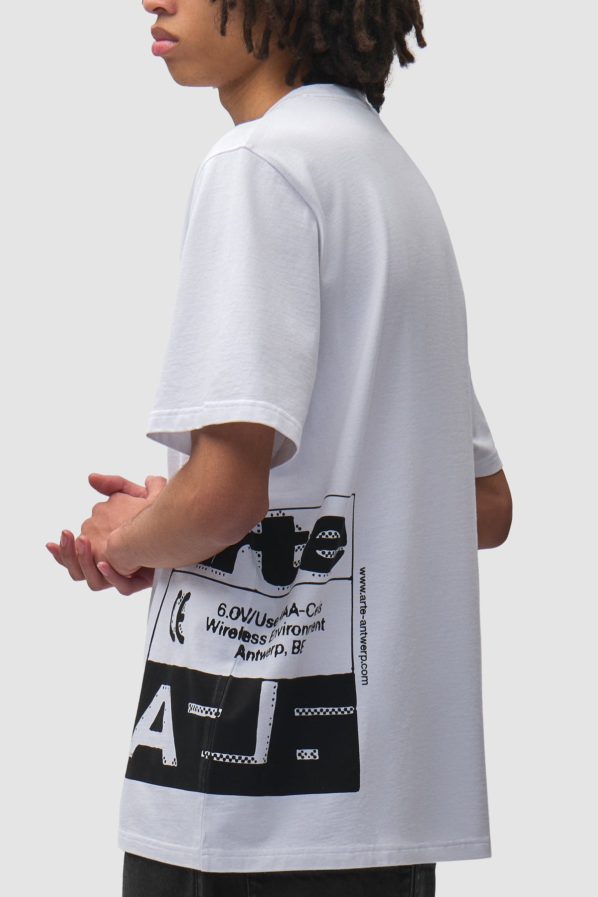 T-shirt « Side Serial » - Blanc