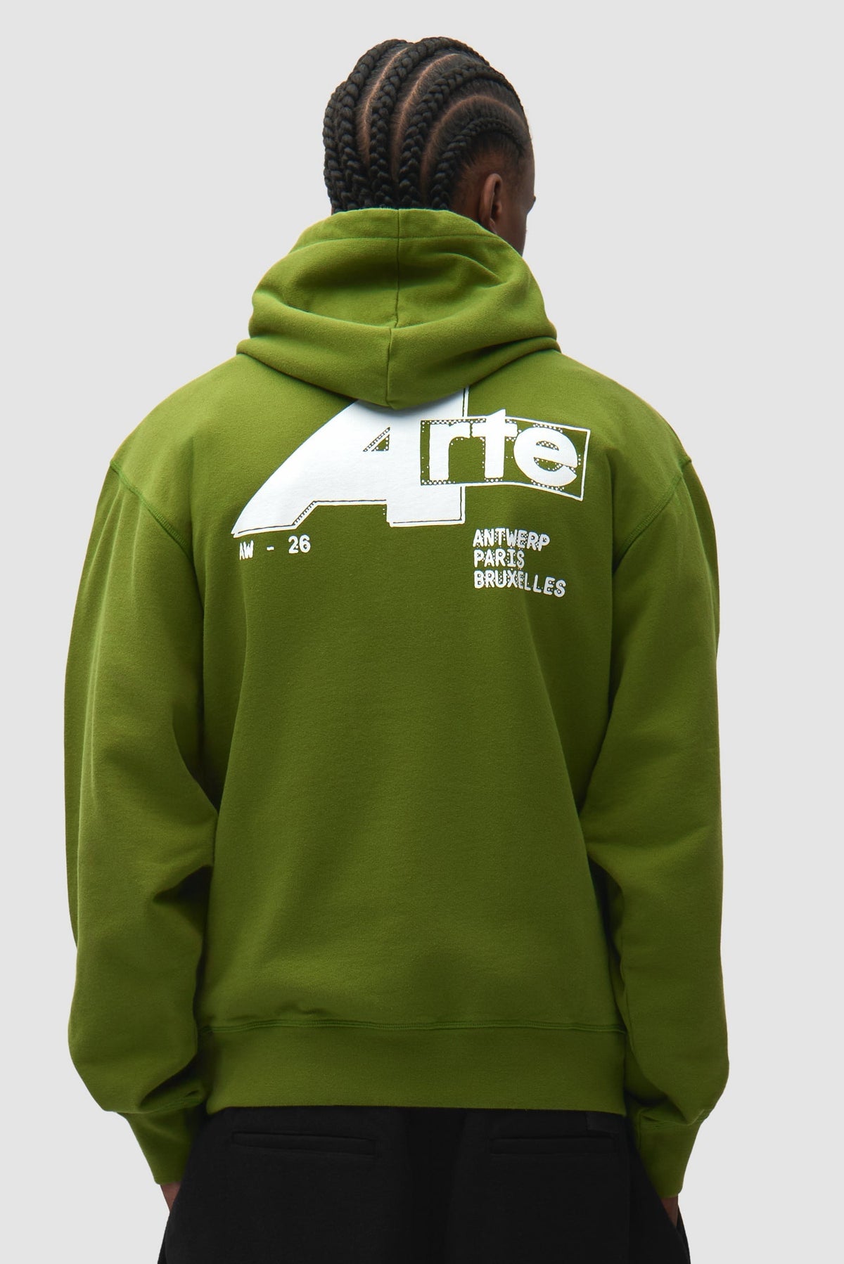 Sweat à capuche City - Vert
