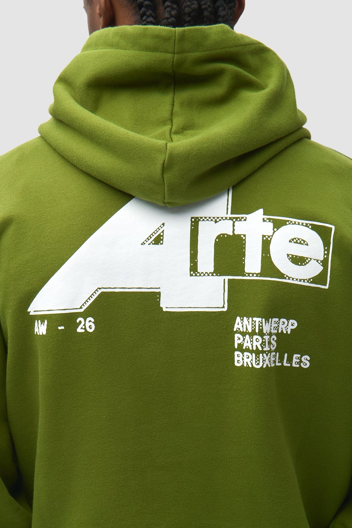 Sweat à capuche City - Vert