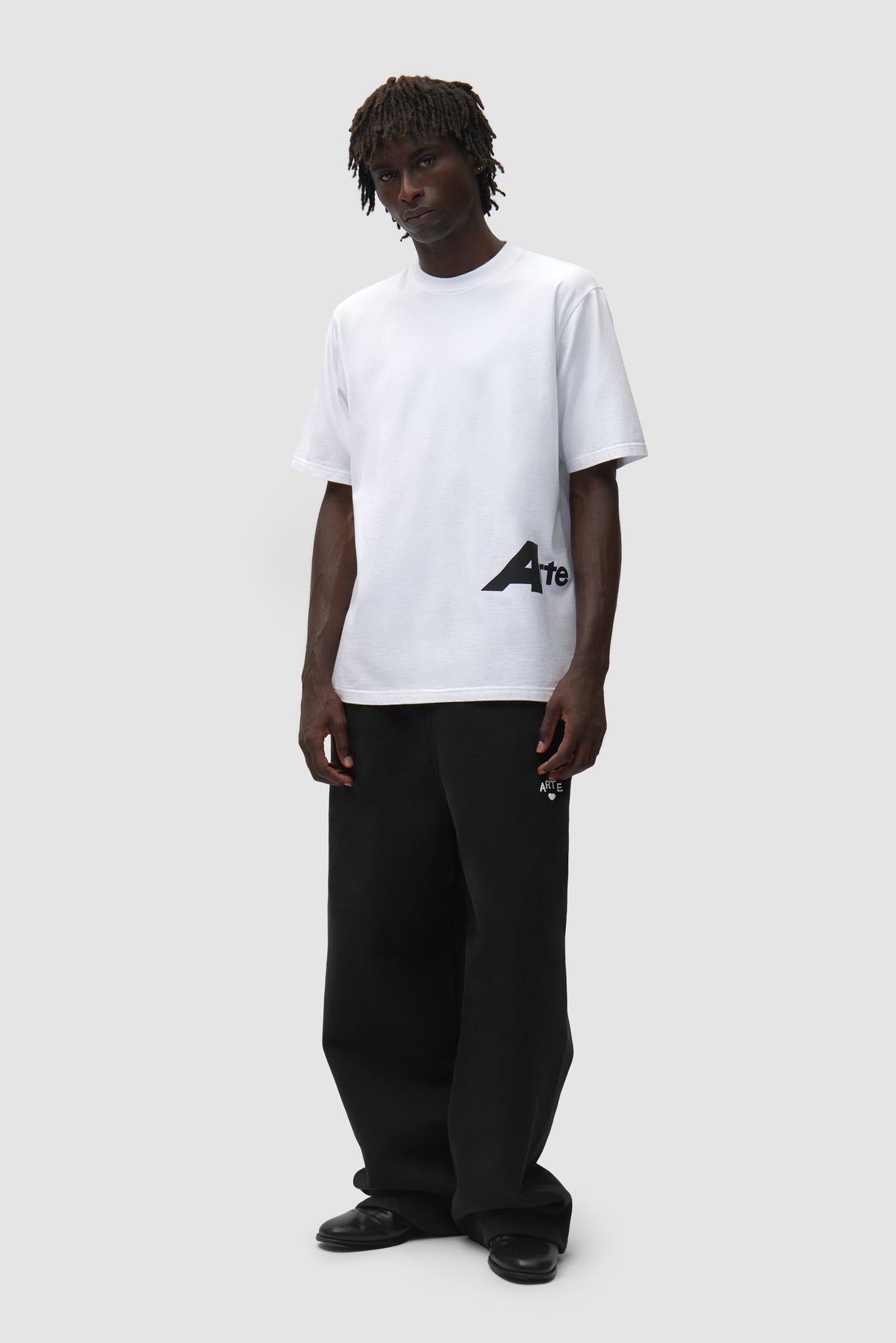T-shirt « Big A » (côté avant) - Blanc