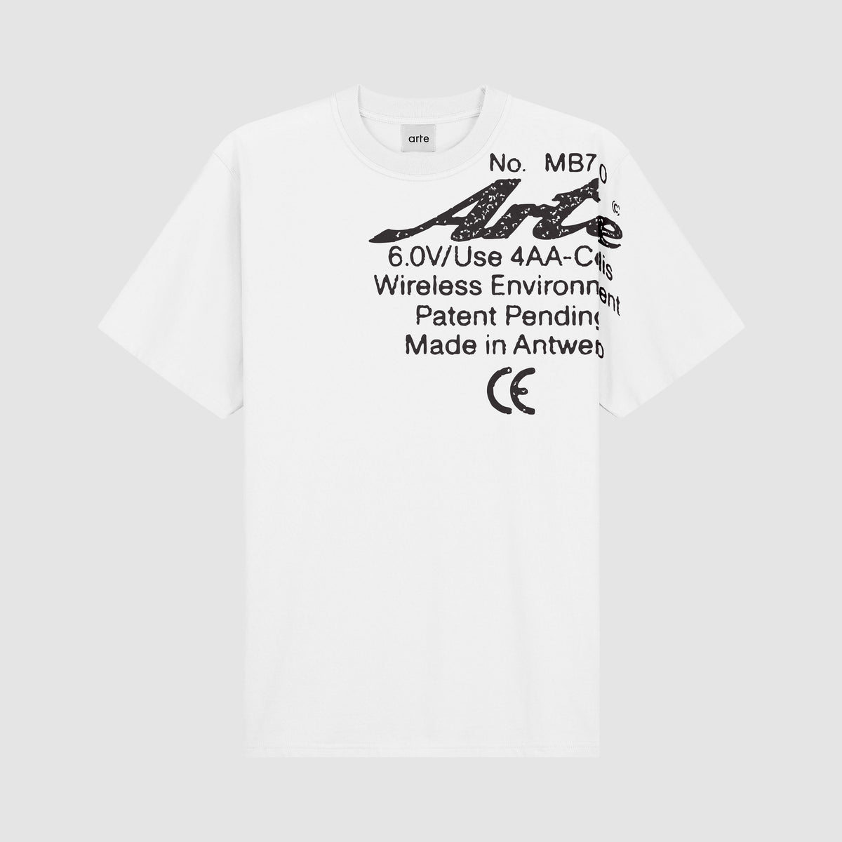 T-shirt Specs Side - Blanc