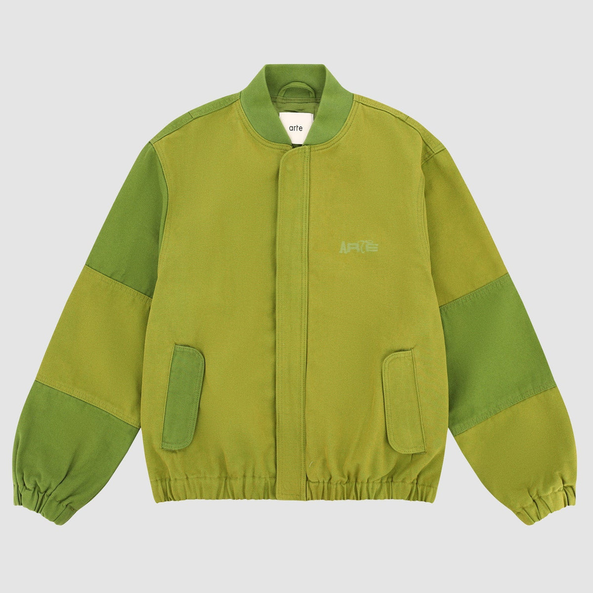 Blouson aviateur en toile - Vert