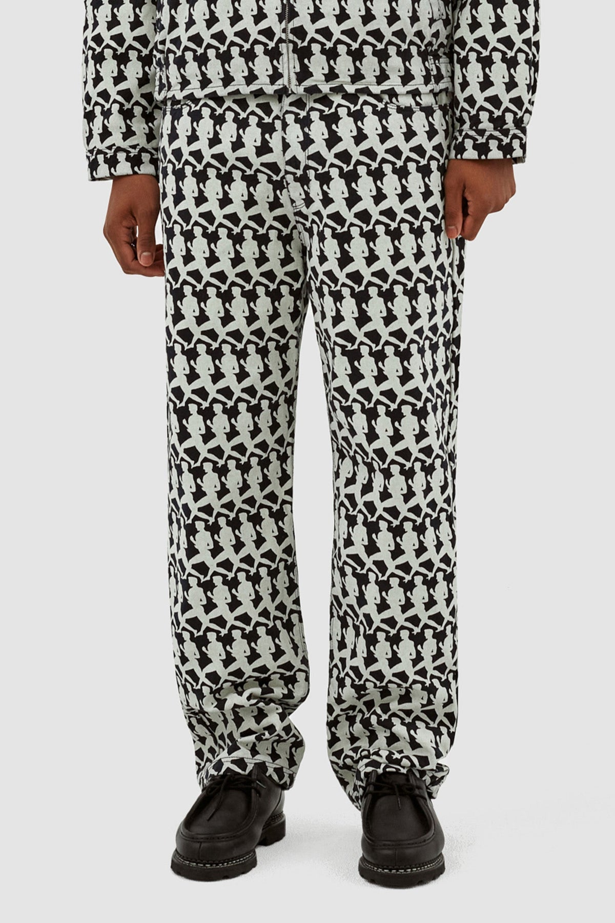 Pantalon Jones Allover - Marine/Crème