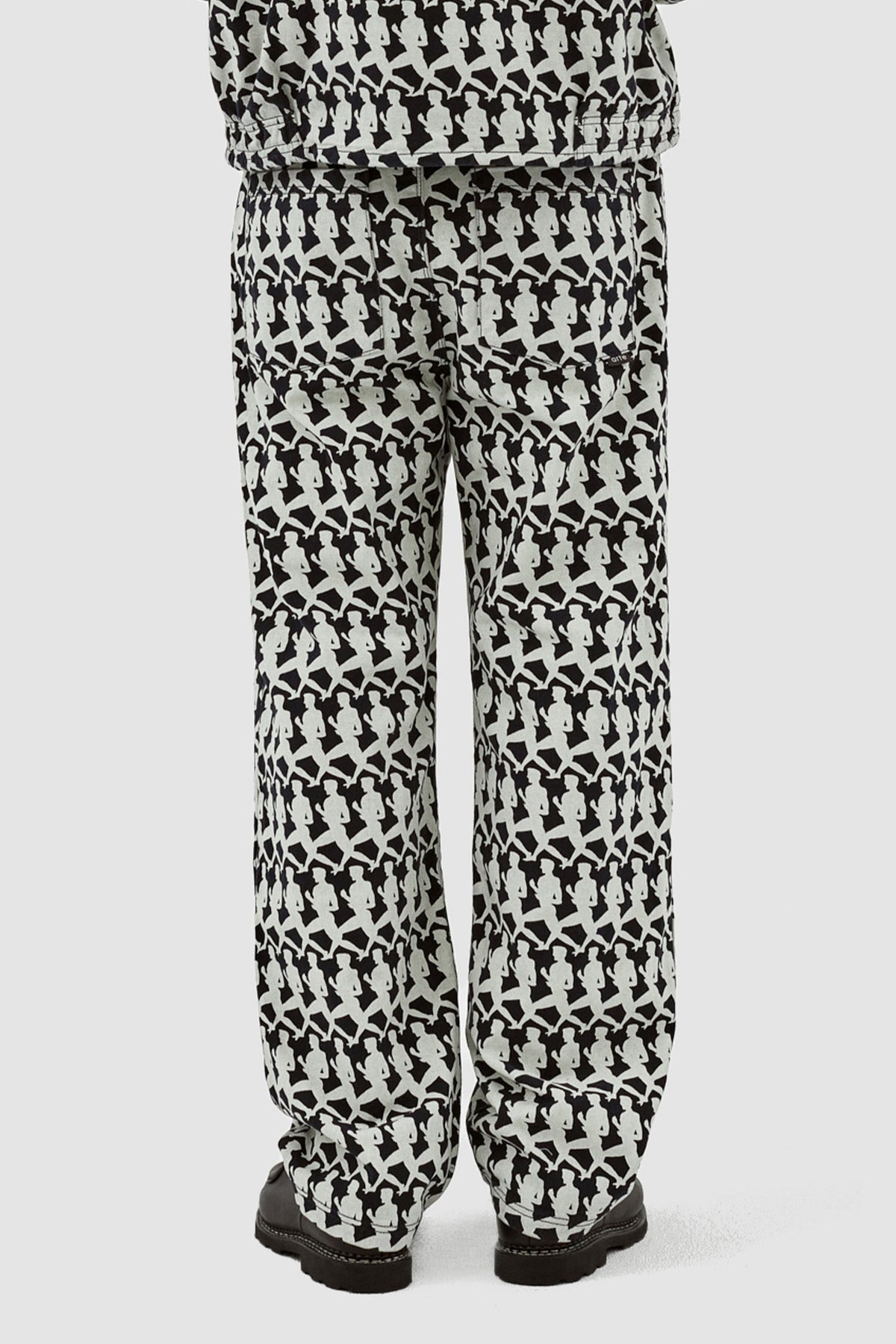 Pantalon Jones Allover - Marine/Crème