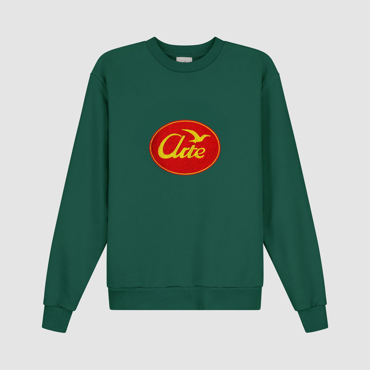 Col ras du cou avec Bird Logo - Vert