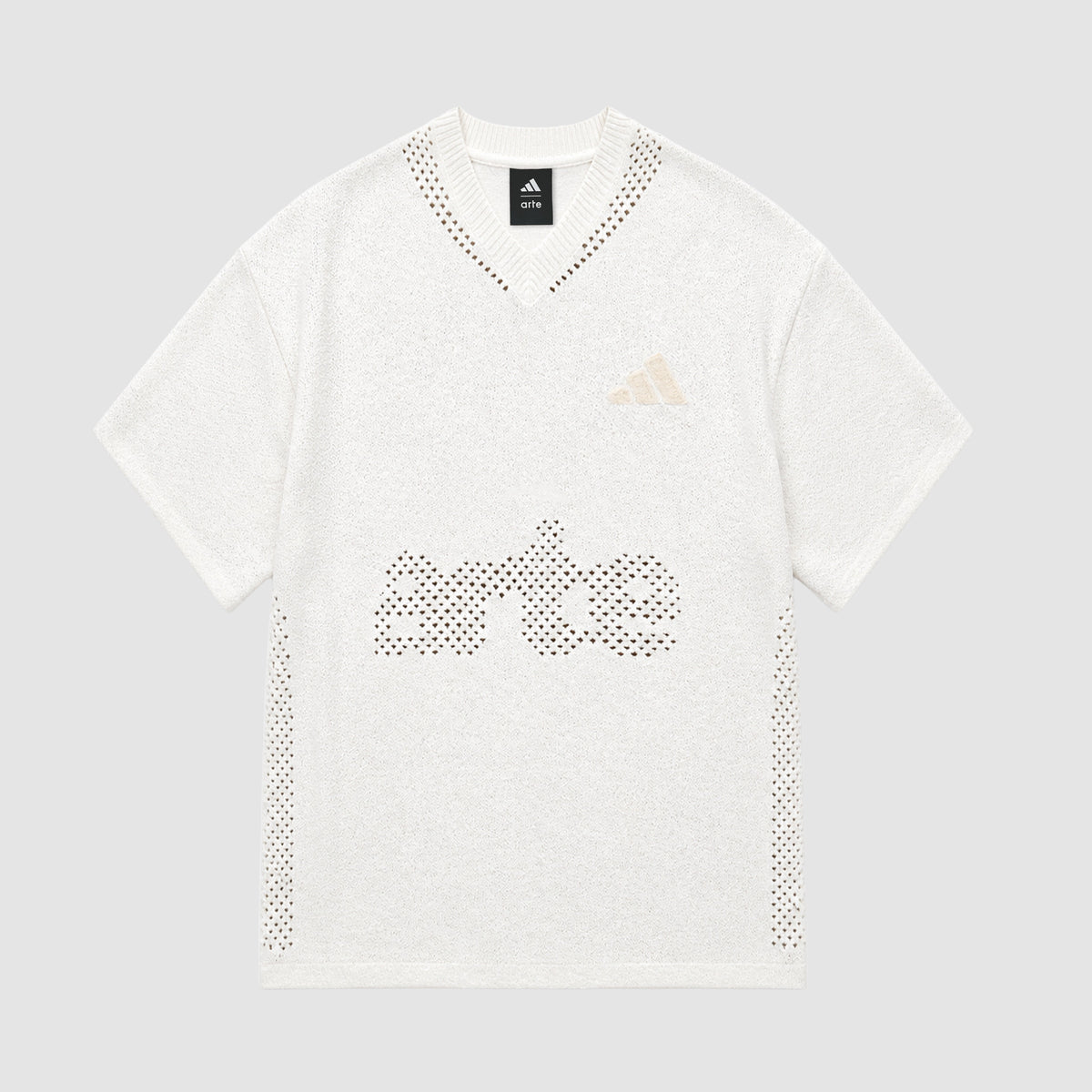 Maillot tricoté Arte pour adidas - Blanc cassé