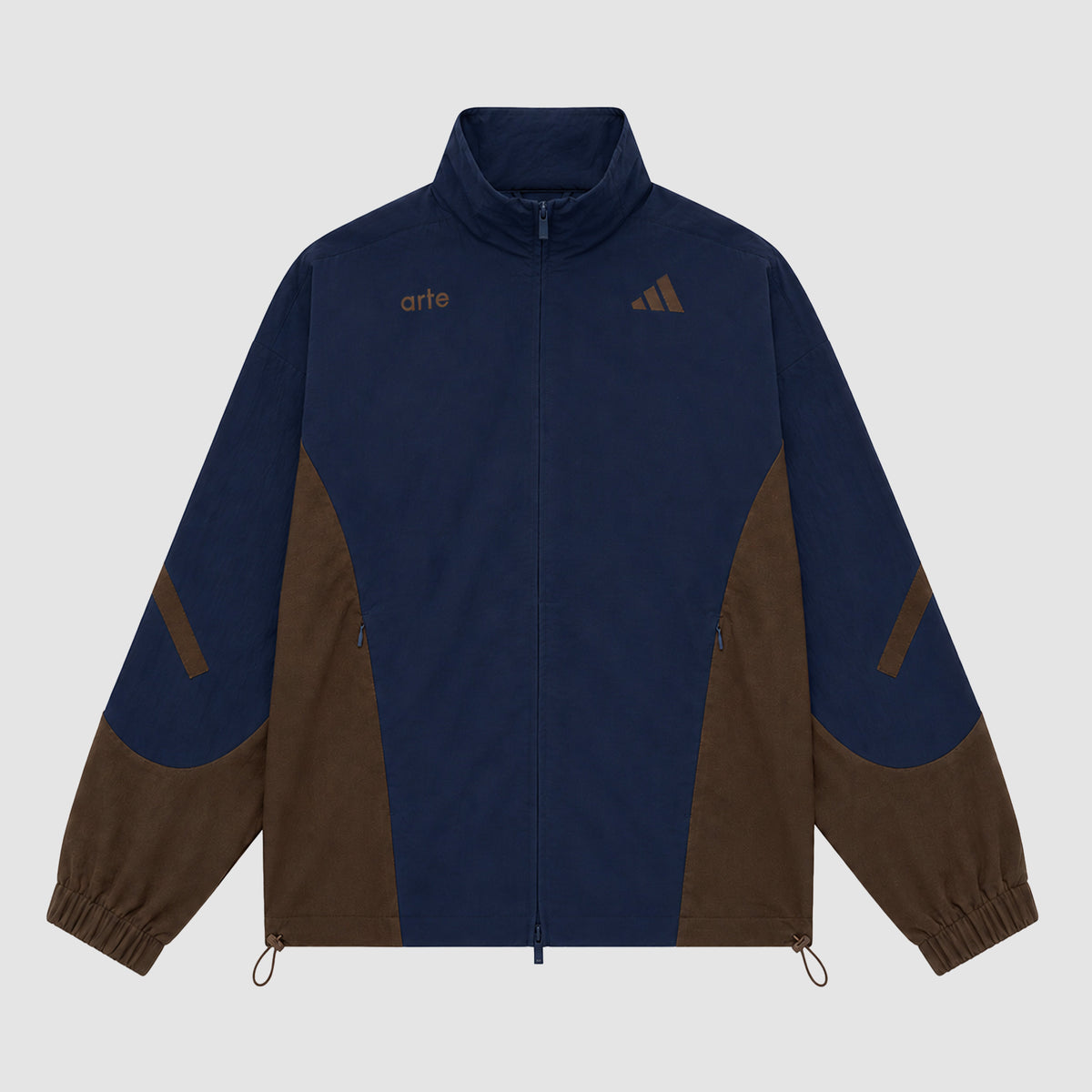 Veste de survêtement Arte pour adidas Z.N.E. - bleu marine/marron