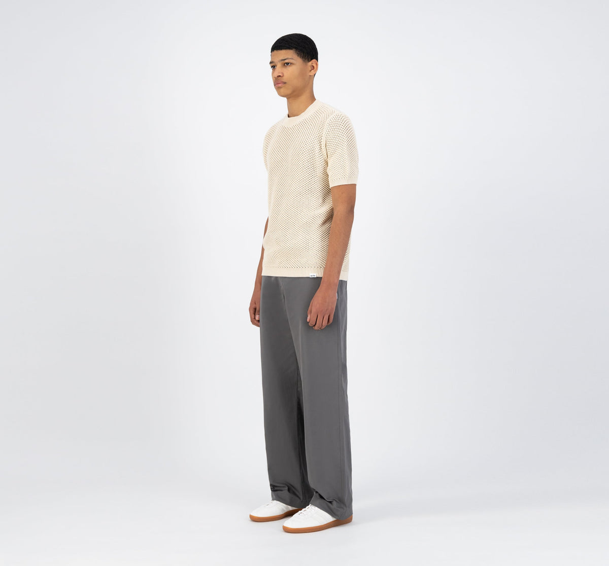 T-shirt en maille Kiewic - Crème