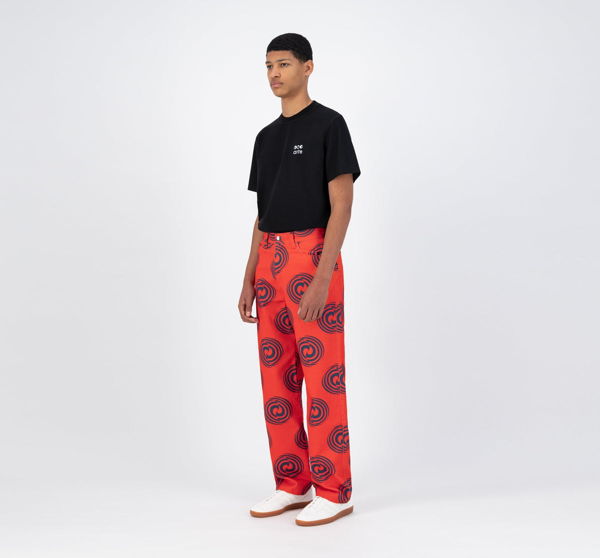 Pantalon Janco Swirl - Rouge/Marine