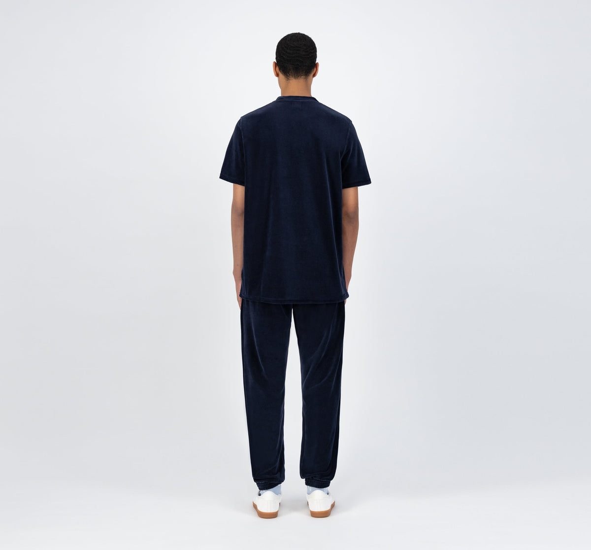 T-shirt en velours Tsai - Marine